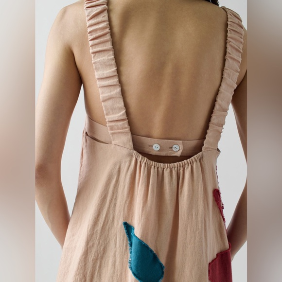 LINGUA FRANCA Patmos Patch Dress in Salmon Multi Size 2XL NWT - Picture 9 of 15